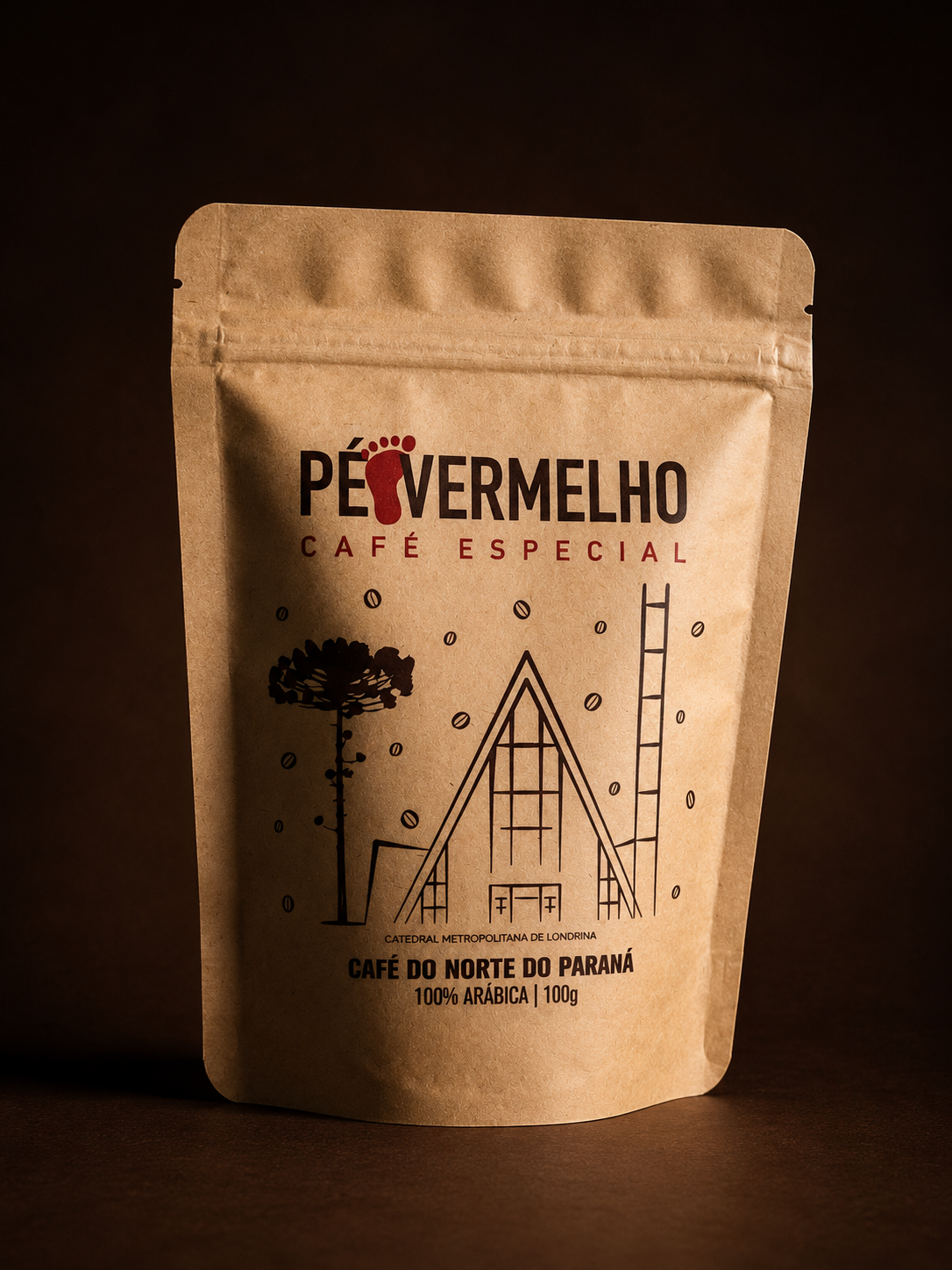 Pacote Pé Vermelho Café Especial 100g